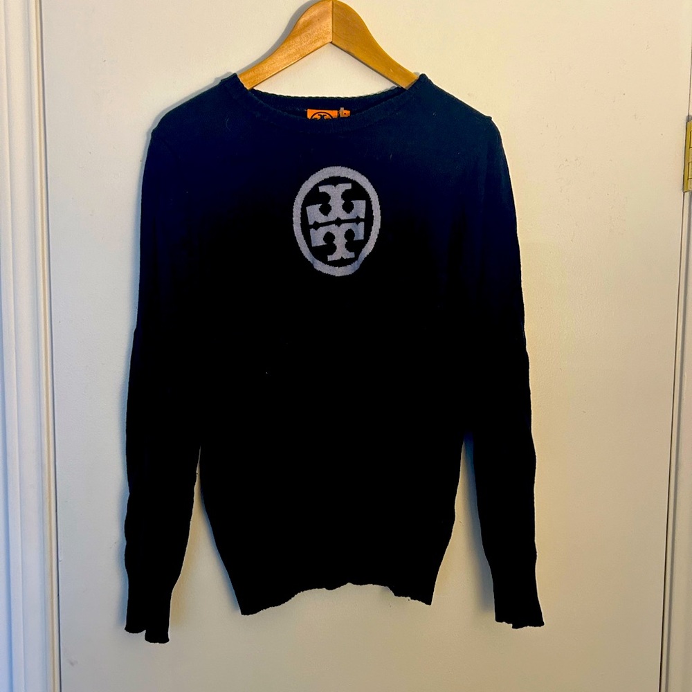Tory Burch Wool Logo Sweater
